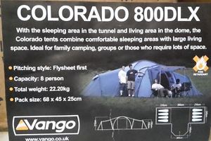 Lichfield Colorado 800DLX Large Tent - Lead Azure