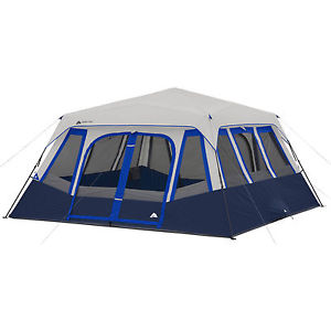 NEW Ozark Trail 14 Person 2 Cabin Room Instant Large Camping Tent Family Outdoor