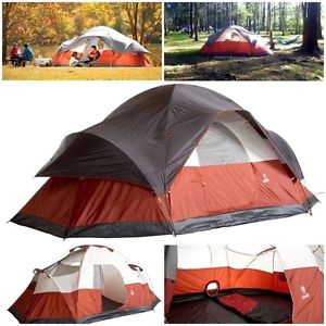 Family Camping Tent 8 Person Hiking Reconnect Outdoor 3 Room Weekend Trips Cabin