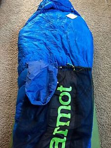 Marmot Helium Sleeping Bag 15 degree Long Left Zip 800-Fill Down
