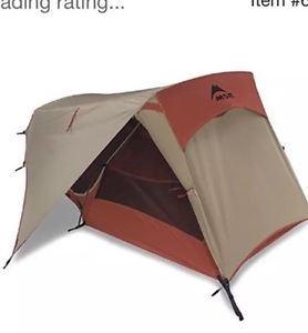 MSR Zoid 2 Lightweight 2 Person Backpacking Tent W/ Rain Fly And Ground Cloth