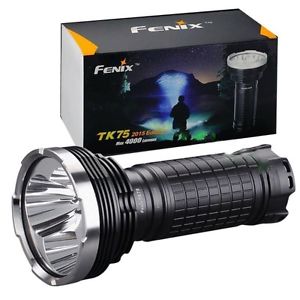 Fenix TK75 2015 four CREE XM L2 U2 LED 4000 lumen flashlight/searchlight