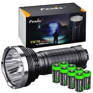 FENIX TK75 4000 Lumen 2015 Edition 4 CREE XM-L2 U2 LED Flashlight / Searchlig...