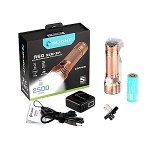 Olight 2500 Lumens R50 Cree XLamp XHP50 Best Tactical Flashlight with 26650 4...