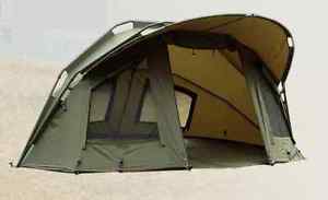 Carpe Pêche Bivouac 2 Homme Landau capuche Abri Matériel Quest Explorer Mk1