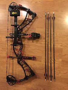 Hoyt Nitrum Turbo Loaded Package Bow Ready To Shoot 65LBS #3 Cam 28-30"