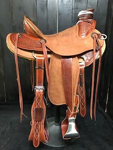 (In Stock) 15.5" Wade Saddle - Ranch/Roping/Training/Trail/Association