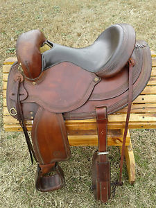 15" Circle Y Endurance Flex Trail Saddle - Made in Texas
