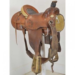 Used 13.5" Charlie Ridley Maker Ranch Saddle Code: U135CRIDLEYFTCB