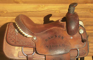 15.5 16 Quality used  Dawson Western Roper Roping Pleasure Trail Saddle