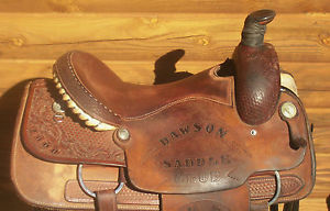 15.5 16 Quality used  Dawson Western Roper Roping Pleasure Trail Saddle