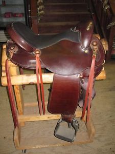 TEX TAN FLEX ENDURANCE 15.5" WESTERN SADDLE