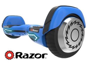 Hovertrax Advanced Electric Scooter Lithium Ion Batteries LED Light Blue Razor