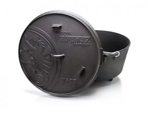 Petromax Bollitore 17,3 Litro ft18 mit Piedi Ghisa