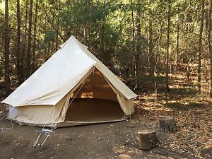 CanvasCamp Canvas Bell Tent SIBLEY 400 DELUXE. Great Condition. Weatherproof