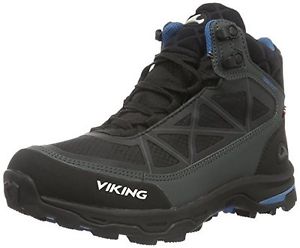 Nero (Schwarz (Black/Silver 246)) (TG. 39) VikingAscent II - Scarpe da trekking