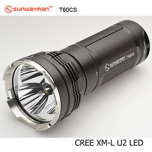 Sunwayman T60CS 3x XM-L U2 2100LM Tactical LED Flashlight