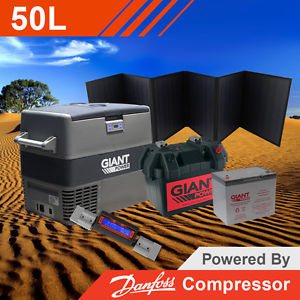 Giant Power 50L Complete Solar Fridge Kit - Travel Series