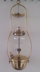 TILLEY KL80 HANGING LAMP ORIGINAL LACQUERED BRASS