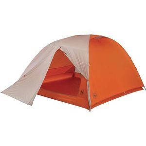 Big Agnes Copper Spur HV UL4 Tent: 4-Person 3-Season Gray/Orange One Size