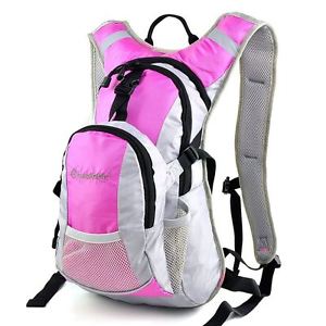 10L Hydraknight Portable Rucksack Outdoor Backpack Cycling Sports Bag Pink