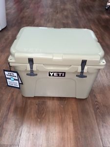 New In Box YETI Tundra Tan 35 Quart Cooler Free Shipping!