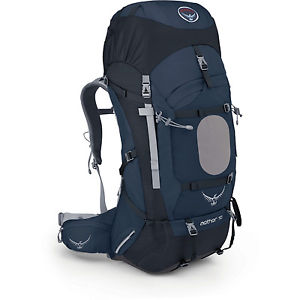 Osprey Aether 70 Lightweight Backpack Midnight Blue SzTorso XL Hip L Retail $289
