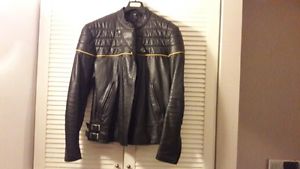 Giacca DAINESE nera in pelle del 1979 Tg 52/54