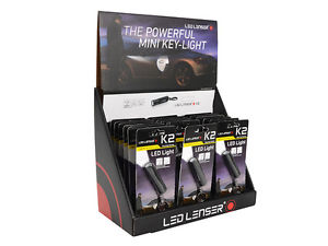 LED Lenser LED8252DA K2 Key-Light Keyring Torch POS (18 x K2) with Auto Header