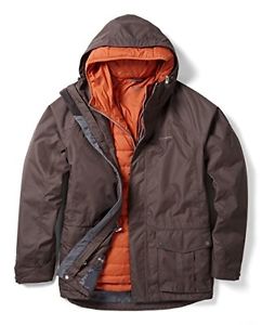 Craghoppers-Kiwi, 3-In-1 CompressLite-Giacca 3 In 1, colore: terra d'ombra bruci