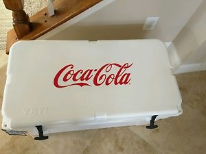 *NEW* Yeti Tundra 75 Quart Hard-Side Cooler Ice Chest with Coca-Cola desig