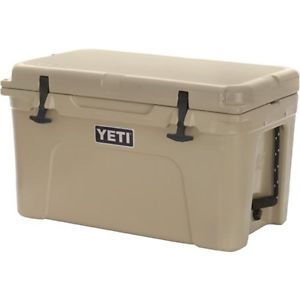 NEW! YETI Tundra 45 qt Cooler Tan  Hard Side  Cooler Chest
