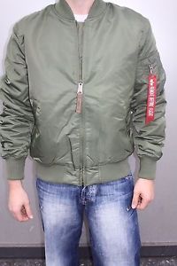 Alpha Industries MA-1 VF 59 salvia green 191118 /01 Giacca da pilota Esercito TT