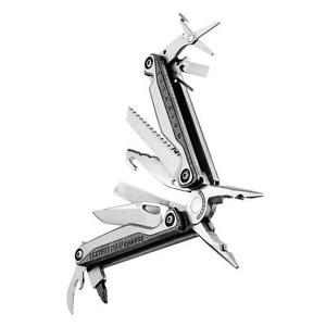 19 Multi Tool Charge Titanium Handle Hand Set Stainless Steel Clip Point Blade