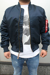 Alpha Industries MA-1 VF 59 rep. blue 191118 /07 Giacca da pilota Esercito TT