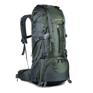 70L Rucksack Light weight Hiking Climbing Travel Hand Luggage CR system 10 items