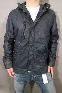 G-STAR MEN GIACCA IN JEANS NEW COMIC CON CAPPUCCIO JCKT TUMBLE RAW TAGLIA TG. L
