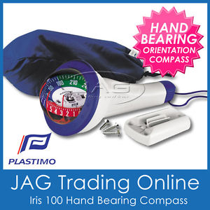 PLASTIMO TACTICAL IRIS 100 BLUE HAND BEARING ORIENTEERING COMPASS-Marine/Sailing