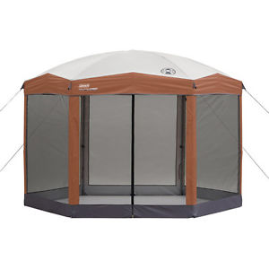Camping Hex Instant Screened Canopy Tent Shelter w/Carry Bag 12 x 10