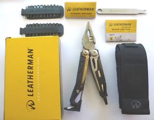 Leatherman Mut Stainless Multi Tool +42 End Bit Kit+Molle Sheath Free Post