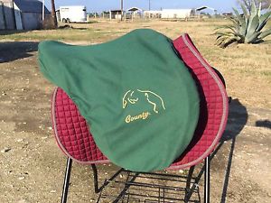 17.5 Wide County Conquest close contact jumping saddle