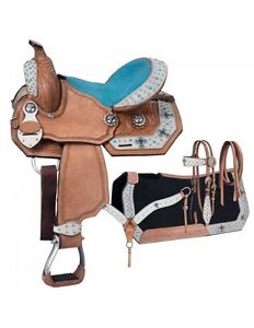 Tough-1 Western Saddle Floral Tooling Set 11" Light Oil 9SR27314P