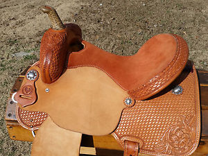15" Hawkwood Saddlery Barrel Racing Saddle - Made in Texas