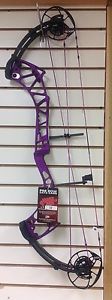 2017 PSE ARCHERY EVOLVE 35 BOW, IMPERIAL PURPLE, 44.5-60# 26-31.5" #RR32