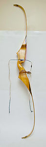 Vintage Black Widow X-300 Recurve Archery Bow RH 64" 29@28