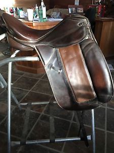 Kieffer Sattelmacher Munchen Udo Lange 17" Dressage Saddle