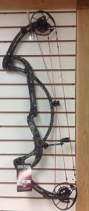 2017 PSE ARCHERY CARBON AIR 34 ECS BOW, SKULLWORKS 2 CAMO, 51.5-70#, #RR26