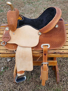 14.5" Hawkwood Saddlery Barrel Racing Saddle - Made in Texas