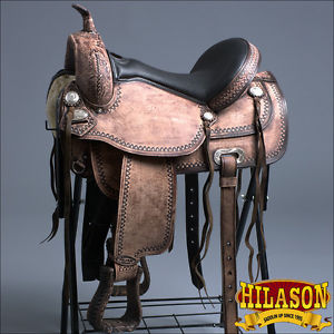 TT100RO 18" HILASON WESTERN FLEX TREE ENDURANCE TRAIL RIDING HORSE SADDLE