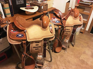 Cactus Team Roping Trophy Saddles